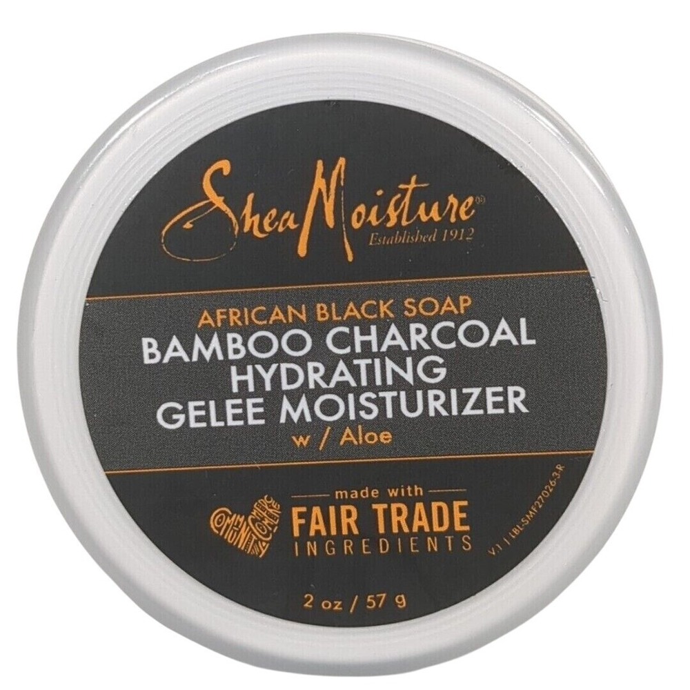2-Shea‎ Moisture African Black Soap Bamboo Charcoal Hydrating Gelee Moisturizer